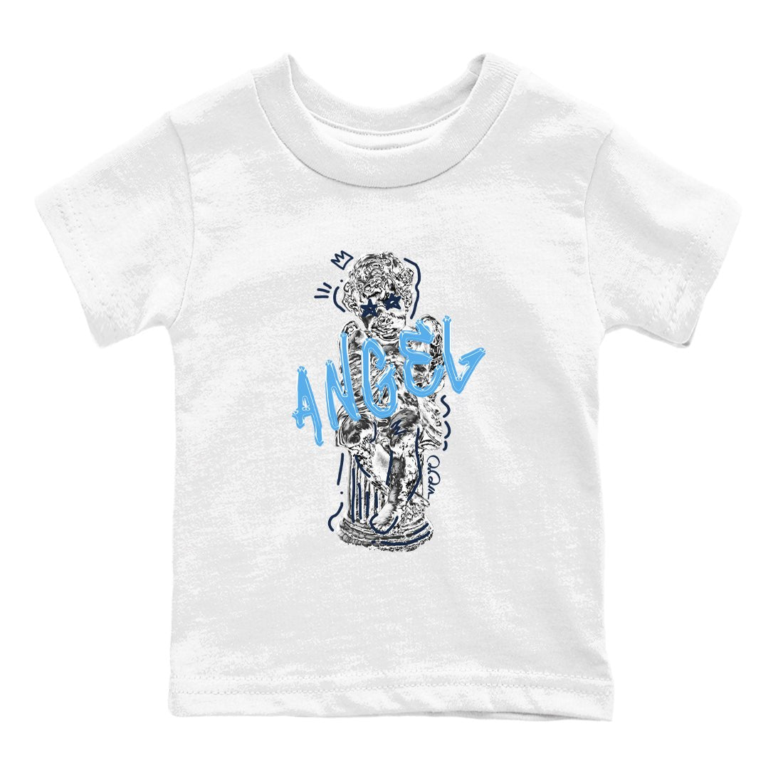 1s Obsidian shirts to match jordans Baby Angel sneaker match tees Air Jordan 1 Low OG Obsidian match shoes to clothes SNRT Sneaker Tees Youth Baby White 2 tee