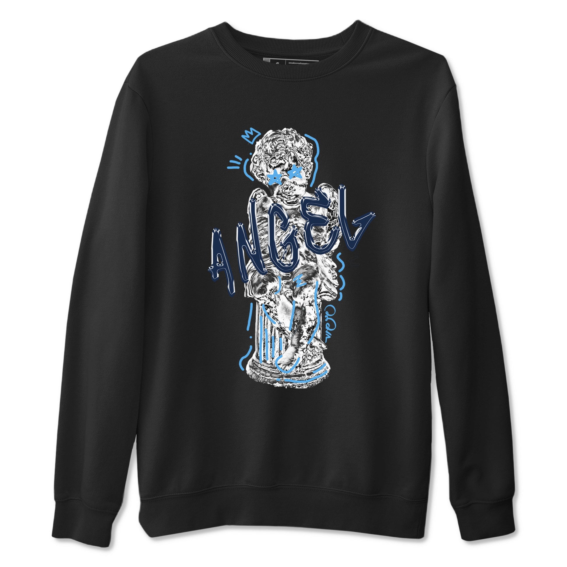 1s Obsidian shirts to match jordans Baby Angel sneaker match tees Air Jordan 1 Low OG Obsidian match shoes to clothes SNRT Sneaker Tees unisex cotton Black 2 shirts