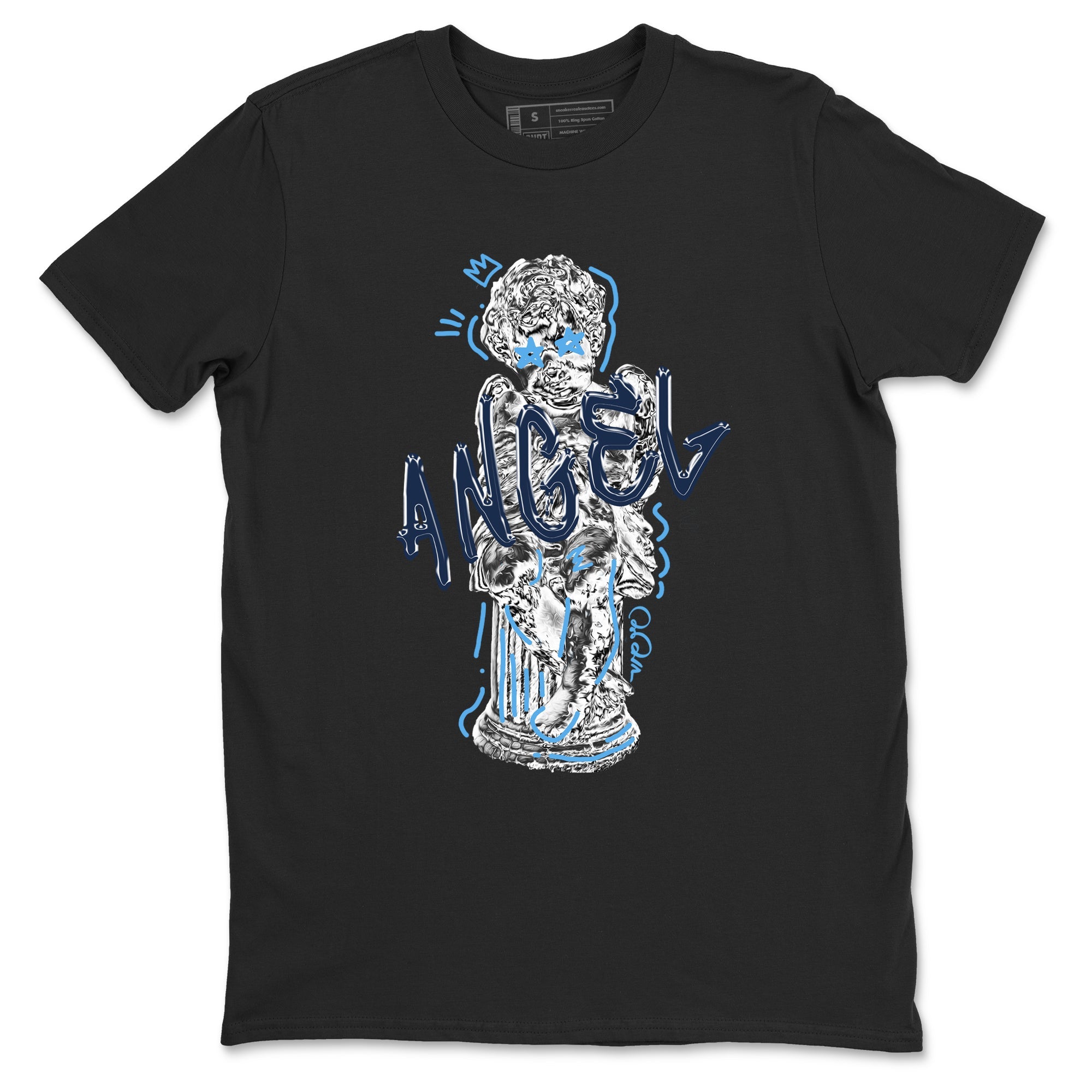 1s Obsidian shirts to match jordans Baby Angel sneaker match tees Air Jordan 1 Low OG Obsidian match shoes to clothes SNRT Sneaker Tees unisex cotton Black 2 shirts