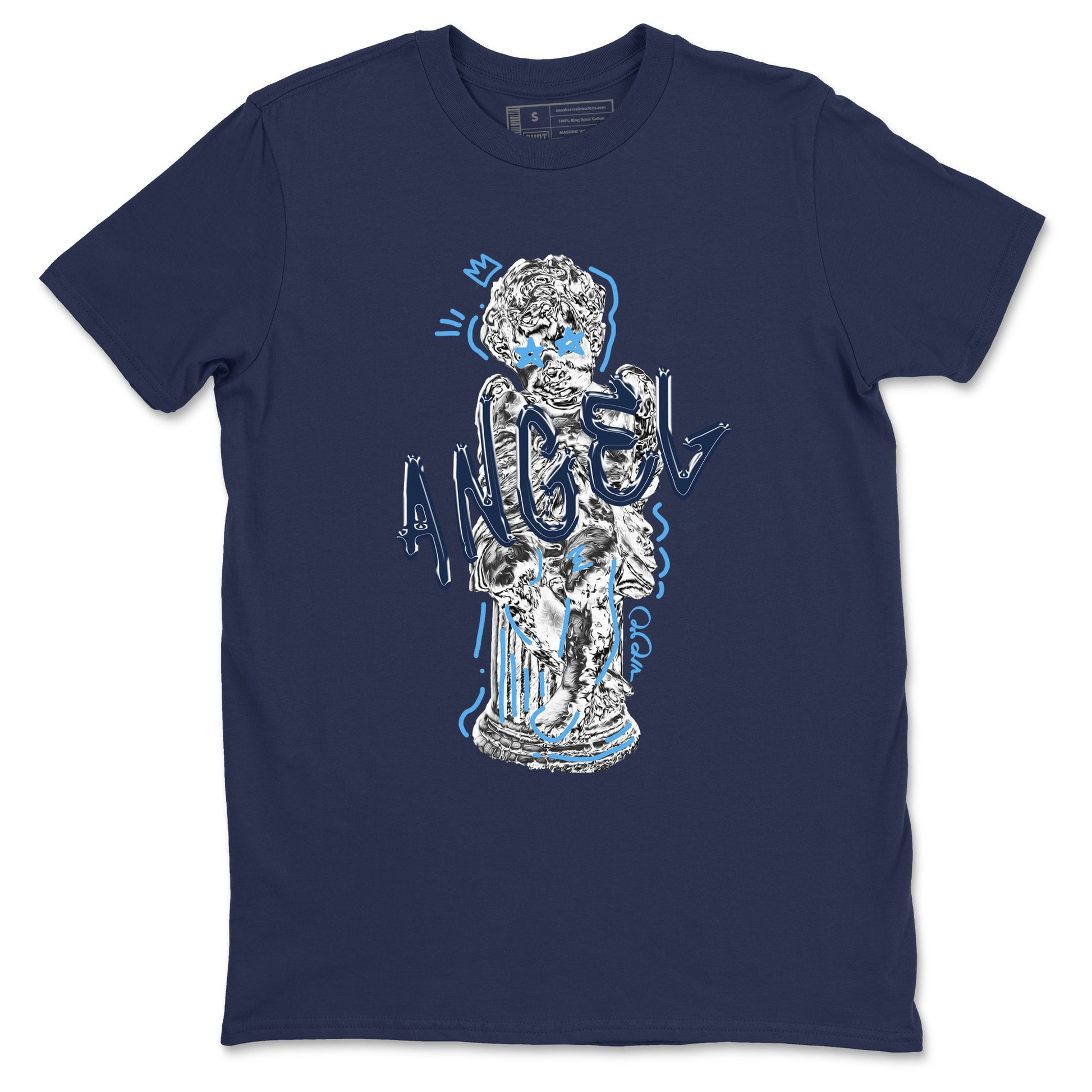 1s Obsidian shirts to match jordans Baby Angel sneaker match tees Air Jordan 1 Low OG Obsidian match shoes to clothes SNRT Sneaker Tees unisex cotton Navy 2 shirts