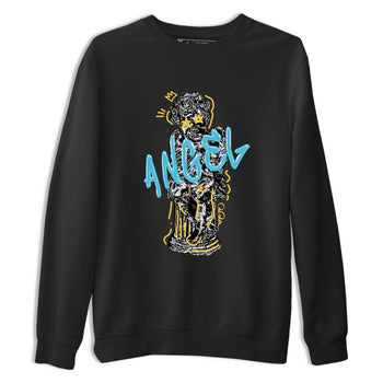 Sneaker Threads – Sneaker Tees To Match Air Jordan 11 Gamma – Baby Angel Graphic Tee Black 2. Perfect for Jordan releases 2025 colorways.