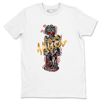 Sneaker Threads – Sneaker Tees To Match Air Jordan 12 Taxi – Baby Angel Graphic Tee White 2. Perfect for Jordan releases 2025 colorways.
