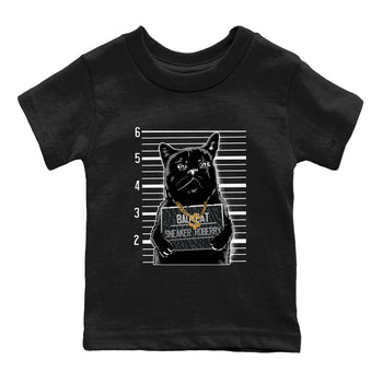 Air Jordan 3 Black Cat shirts to match jordans Bad Cat sneaker match tees Jordan 3 Retro Black Cat best t shirts to wear with jordans SNRT Sneaker Tees Youth Baby Black 2 tee