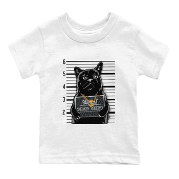 Air Jordan 3 Black Cat shirts to match jordans Bad Cat sneaker match tees Jordan 3 Retro Black Cat best t shirts to wear with jordans SNRT Sneaker Tees Youth Baby White 2 tee