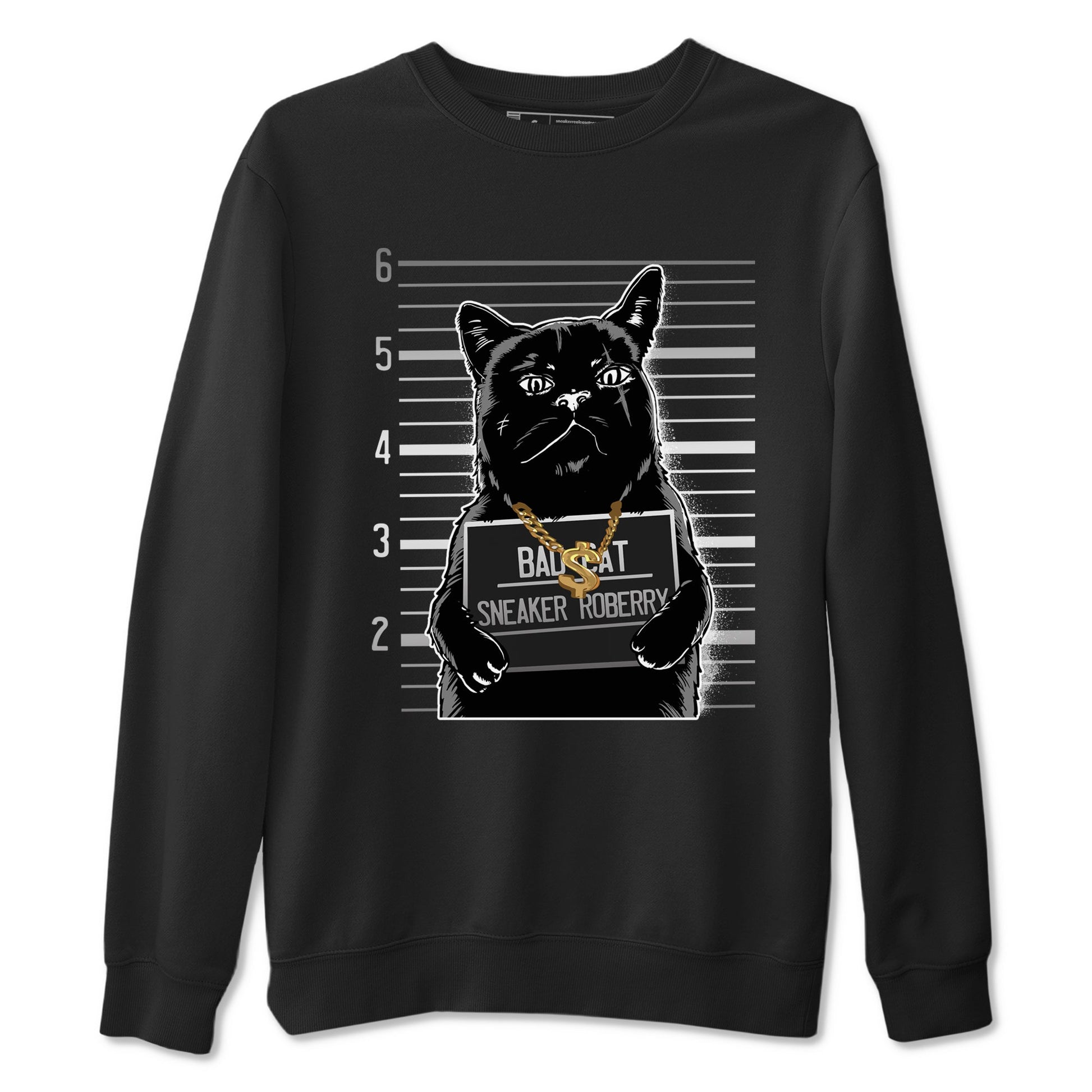 4s Black Cat shirts to match jordans Bad Cat sneaker match tees Air Jordan 4 Black Cat match shoes to clothes SNRT Sneaker Tees unisex cotton Black 2 shirts