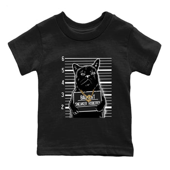 5s Black Cat shirts to match jordans Bad Cat sneaker match tees Air Jordan 5 Black Cat match shoes to clothes SNRT Sneaker Tees Youth Baby Black 2 tee