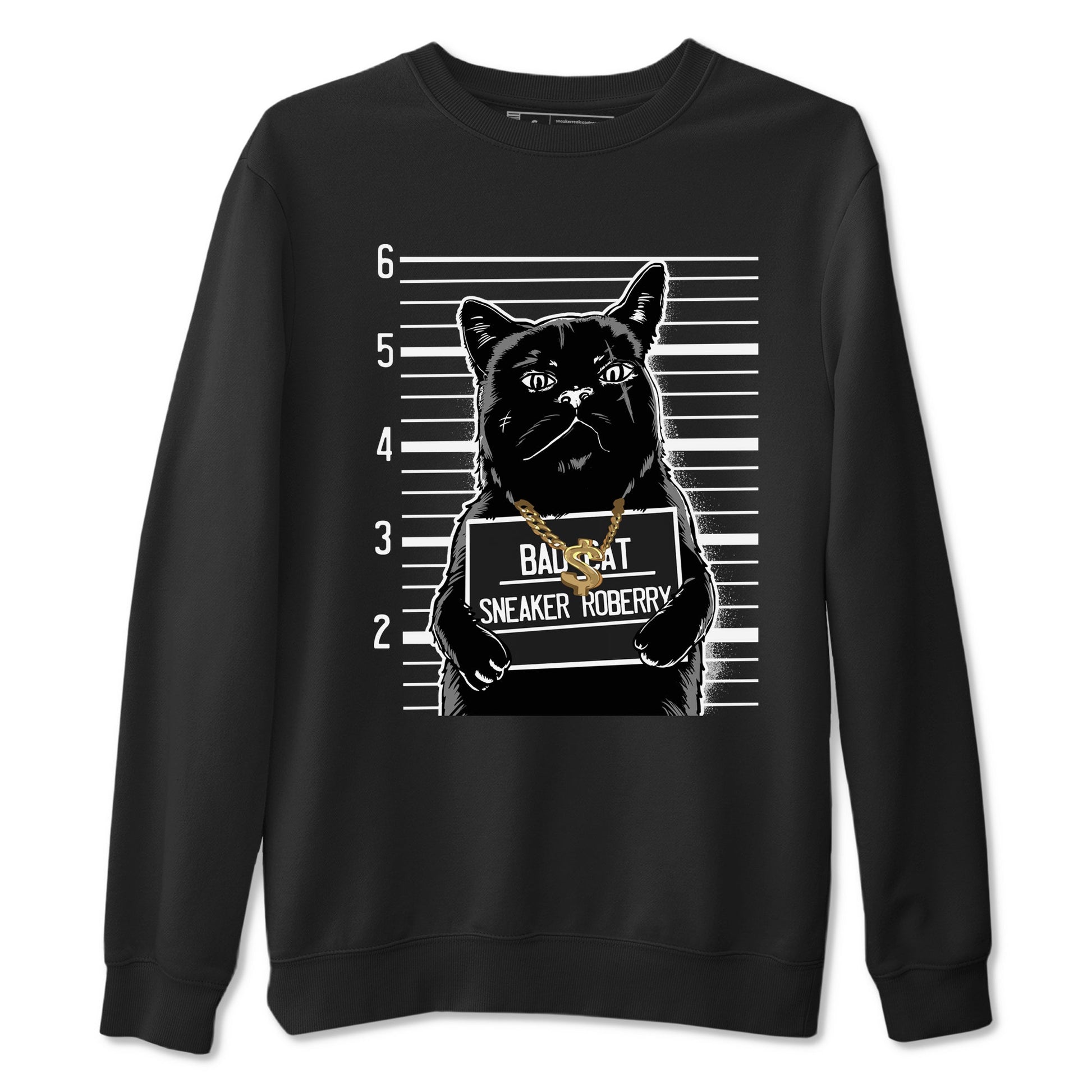5s Black Cat shirts to match jordans Bad Cat sneaker match tees Air Jordan 5 Black Cat match shoes to clothes SNRT Sneaker Tees unisex cotton Black 2 shirts