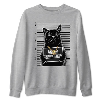 5s Black Cat shirts to match jordans Bad Cat sneaker match tees Air Jordan 5 Black Cat match shoes to clothes SNRT Sneaker Tees unisex cotton Heather Grey 2 shirts