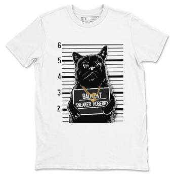 5s Black Cat shirts to match jordans Bad Cat sneaker match tees Air Jordan 5 Black Cat match shoes to clothes SNRT Sneaker Tees unisex cotton White 2 shirts