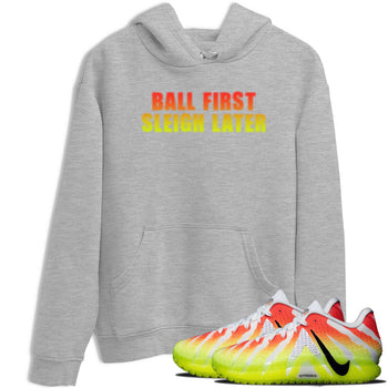 Sneaker Threads – Sneaker Tees To Match Nike JA 3 Under The Christmas Tree – Ball First Sleigh Later Graphic Tee Heather Grey 1. Perfect for Jordan releases 2025 colorways. Perfect for Ja Morant sneaker releases and Christmas 2025 colorways.