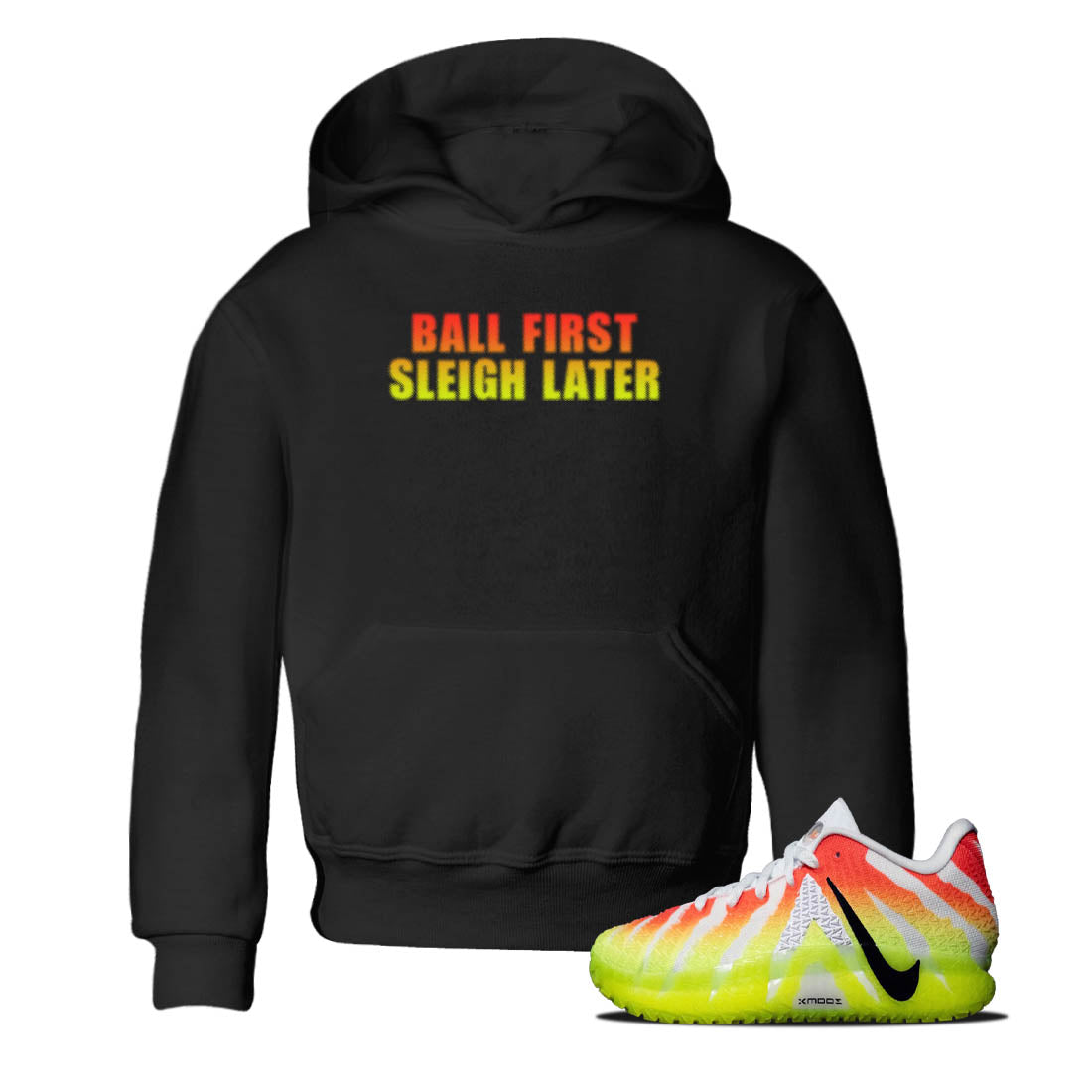 Sneaker Threads – Sneaker Tees To Match Nike JA 3 Under The Christmas Tree – Ball First Sleigh Later Youth Graphic Tee Black 1. Perfect for Jordan releases 2025 colorways. Perfect for Ja Morant sneaker releases and Christmas 2025 colorways.