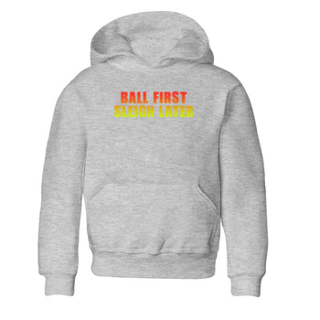 Sneaker Threads – Sneaker Tees To Match Nike JA 3 Under The Christmas Tree – Ball First Sleigh Later Youth Graphic Tee Heather Grey 2. Perfect for Jordan releases 2025 colorways. Perfect for Ja Morant sneaker releases and Christmas 2025 colorways.