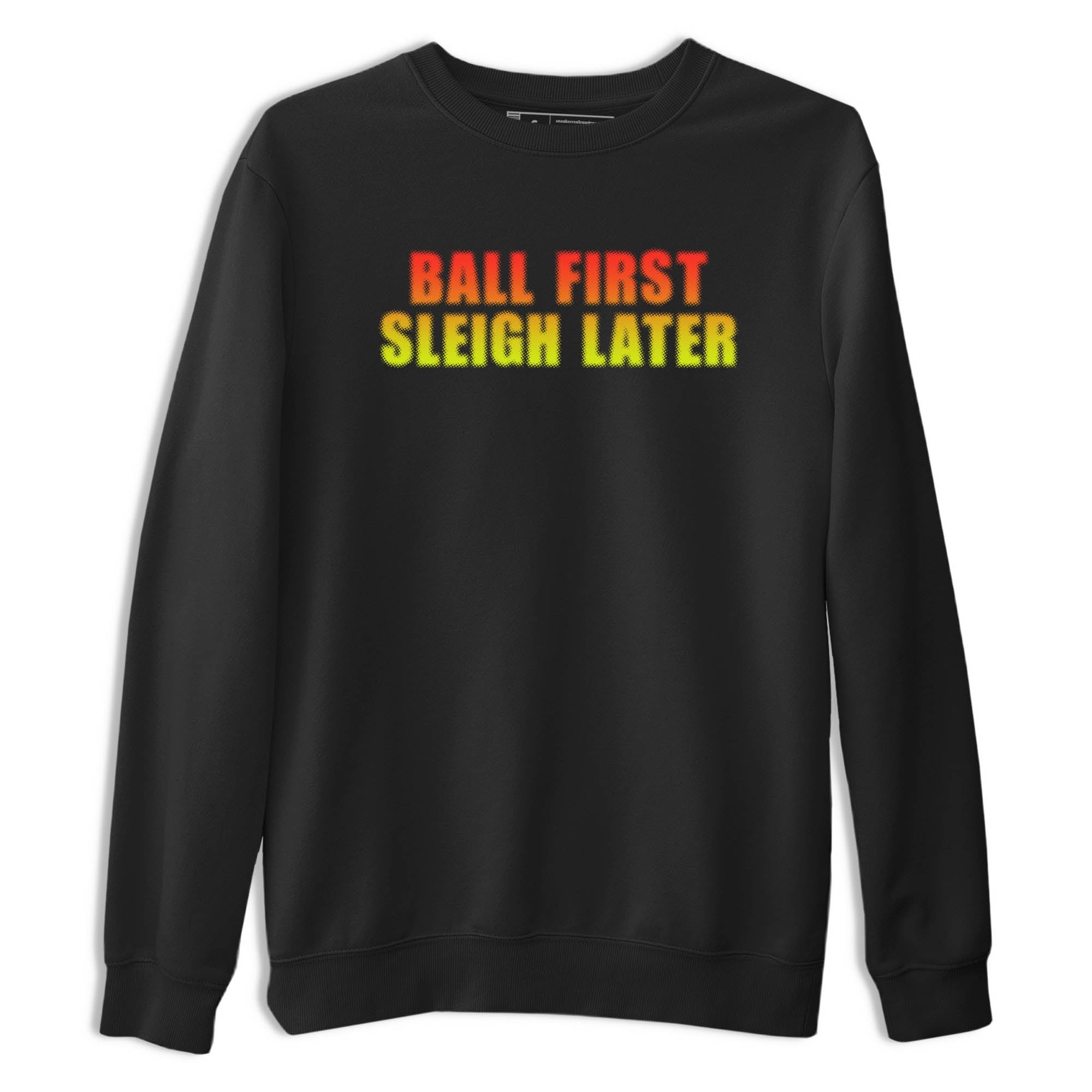 Sneaker Threads – Sneaker Tees To Match Nike JA 3 Under The Christmas Tree – Ball First Sleigh Later Graphic Tee Black 2. Perfect for Jordan releases 2025 colorways. Perfect for Ja Morant sneaker releases and Christmas 2025 colorways.