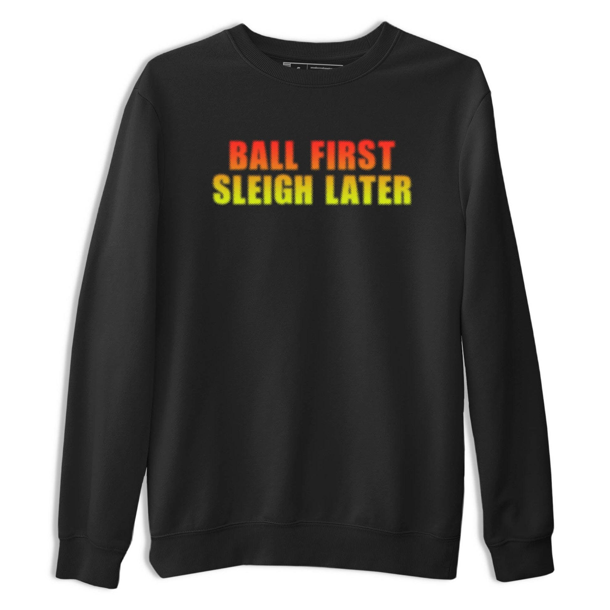 Sneaker Threads – Sneaker Tees To Match Nike JA 3 Under The Christmas Tree – Ball First Sleigh Later Graphic Tee Black 2. Perfect for Jordan releases 2025 colorways. Perfect for Ja Morant sneaker releases and Christmas 2025 colorways.