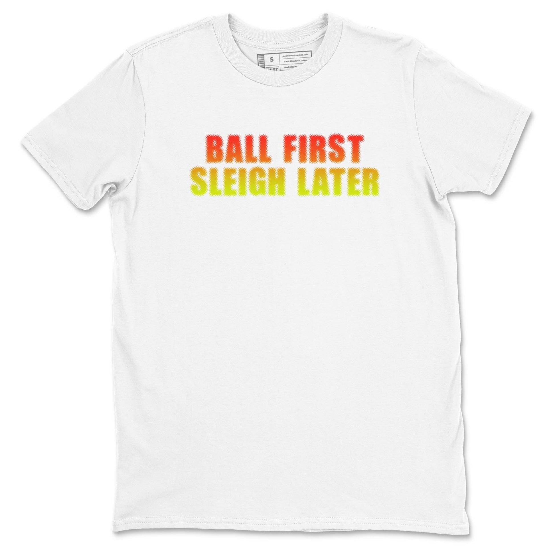 Sneaker Threads – Sneaker Tees To Match Nike JA 3 Under The Christmas Tree – Ball First Sleigh Later Graphic Tee White 2. Perfect for Jordan releases 2025 colorways. Perfect for Ja Morant sneaker releases and Christmas 2025 colorways.