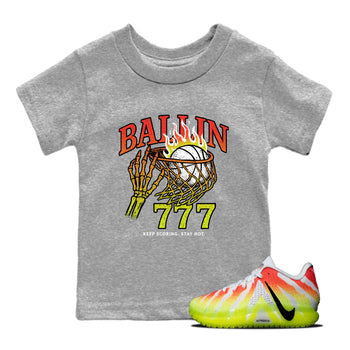 Sneaker Threads – Sneaker Tees To Match Nike JA 3 Under The Christmas Tree – Ballin 777 Youth Graphic Tee Heather Grey 1. Perfect for Jordan releases 2025 colorways. Perfect for Ja Morant sneaker releases and Christmas 2025 colorways.