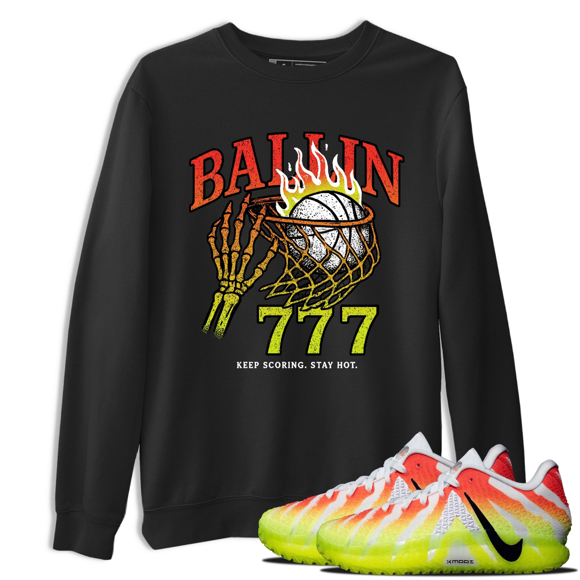 Sneaker Threads – Sneaker Tees To Match Nike JA 3 Under The Christmas Tree – Ballin 777 Graphic Tee Black 1. Perfect for Jordan releases 2025 colorways. Perfect for Ja Morant sneaker releases and Christmas 2025 colorways.