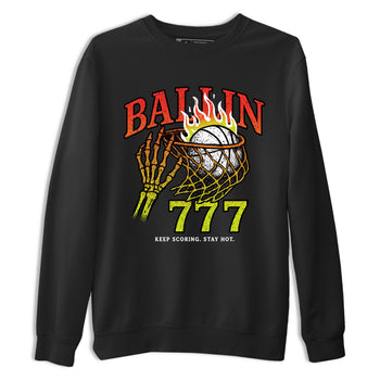 Sneaker Threads – Sneaker Tees To Match Nike JA 3 Under The Christmas Tree – Ballin 777 Graphic Tee Black 2. Perfect for Jordan releases 2025 colorways. Perfect for Ja Morant sneaker releases and Christmas 2025 colorways.