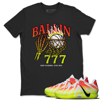 Sneaker Threads – Sneaker Tees To Match Nike JA 3 Under The Christmas Tree – Ballin 777 Graphic Tee Black 1. Perfect for Jordan releases 2025 colorways. Perfect for Ja Morant sneaker releases and Christmas 2025 colorways.