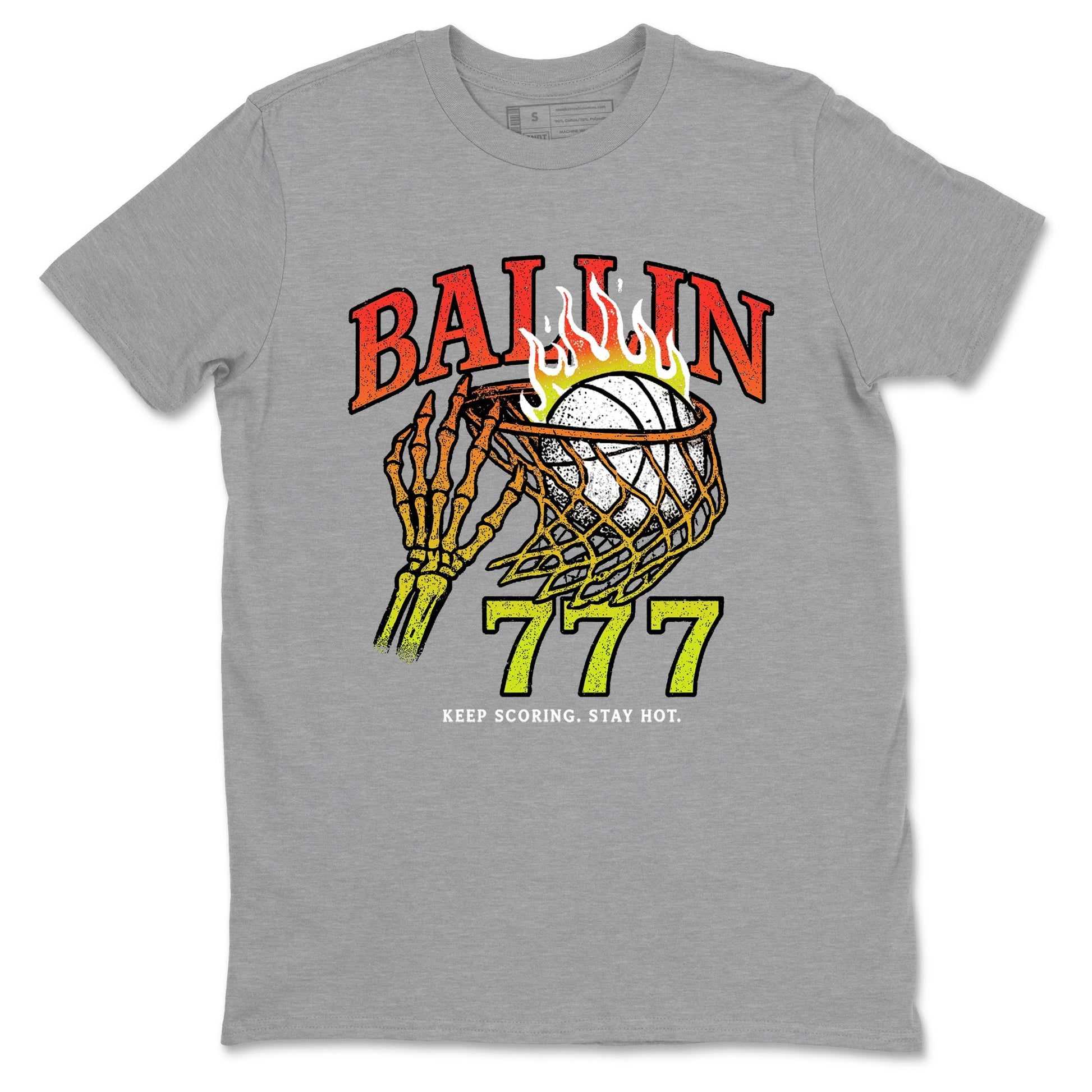 Sneaker Threads – Sneaker Tees To Match Nike JA 3 Under The Christmas Tree – Ballin 777 Graphic Tee Heather Grey 2. Perfect for Jordan releases 2025 colorways. Perfect for Ja Morant sneaker releases and Christmas 2025 colorways.