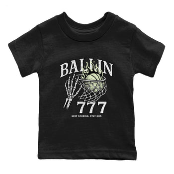 Sneaker Threads – Sneaker Tees To Match Nike KD 18 Halloween – Ballin 777 Youth Graphic Tee Black 2. Perfect for Jordan releases 2025 colorways. Perfect for Kevin Durant sneaker releases and Halloween 2025 colorways.