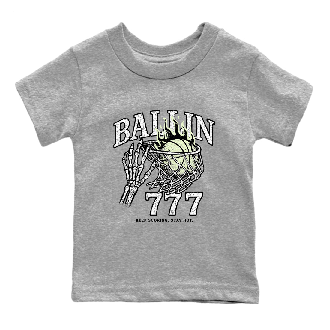 Sneaker Threads – Sneaker Tees To Match Nike KD 18 Halloween – Ballin 777 Youth Graphic Tee Heather Grey 2. Perfect for Jordan releases 2025 colorways. Perfect for Kevin Durant sneaker releases and Halloween 2025 colorways.
