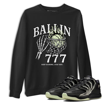 Sneaker Threads – Sneaker Tees To Match Nike KD 18 Halloween – Ballin 777 Graphic Tee Black 1. Perfect for Jordan releases 2025 colorways. Perfect for Kevin Durant sneaker releases and Halloween 2025 colorways.
