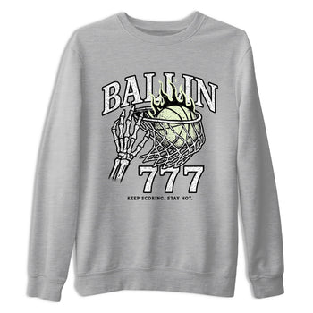 Sneaker Threads – Sneaker Tees To Match Nike KD 18 Halloween – Ballin 777 Graphic Tee Heather Grey 2. Perfect for Jordan releases 2025 colorways. Perfect for Kevin Durant sneaker releases and Halloween 2025 colorways.
