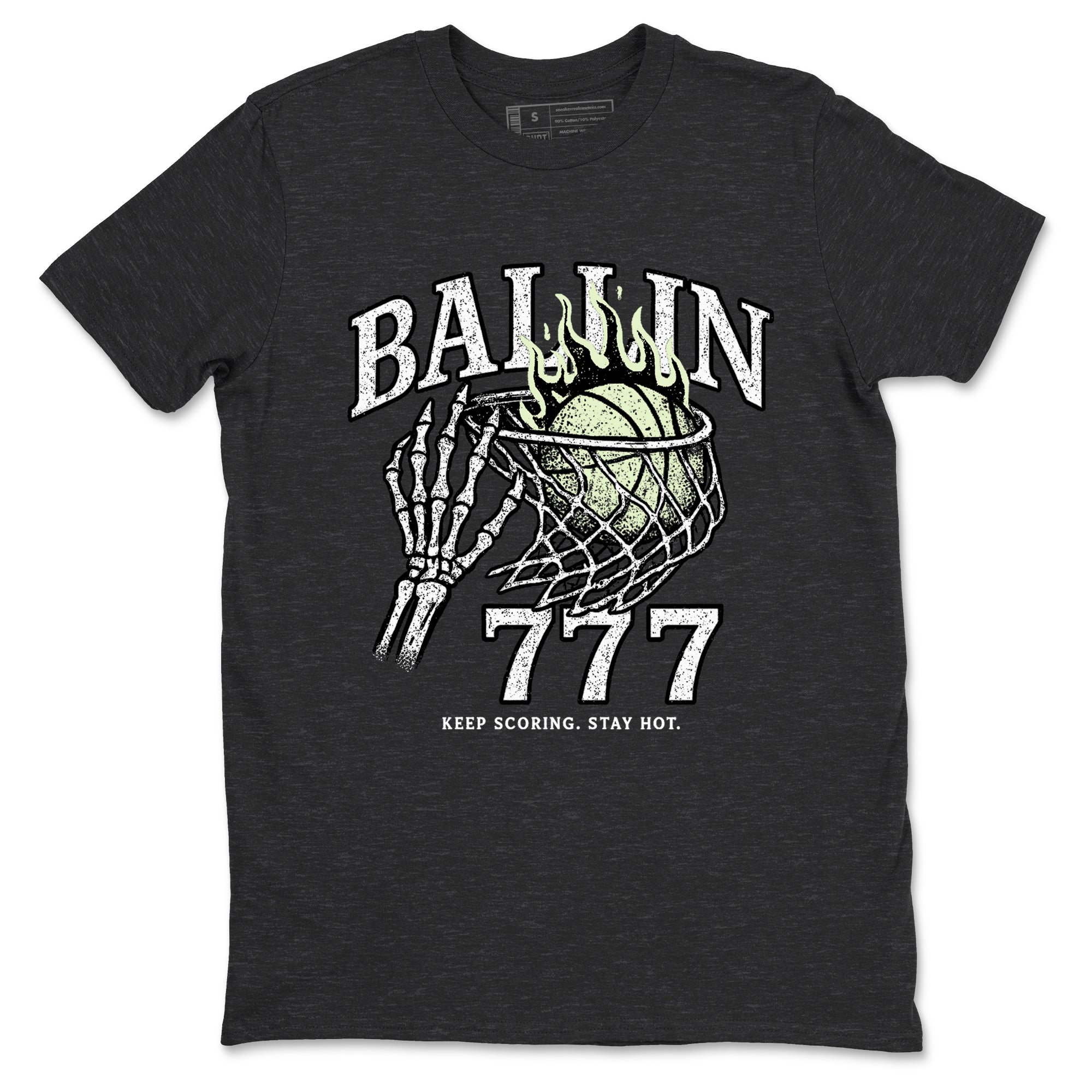 Sneaker Threads – Sneaker Tees To Match Nike KD 18 Halloween – Ballin 777 Graphic Tee Charcoal Heather 2. Perfect for Jordan releases 2025 colorways. Perfect for Kevin Durant sneaker releases and Halloween 2025 colorways.