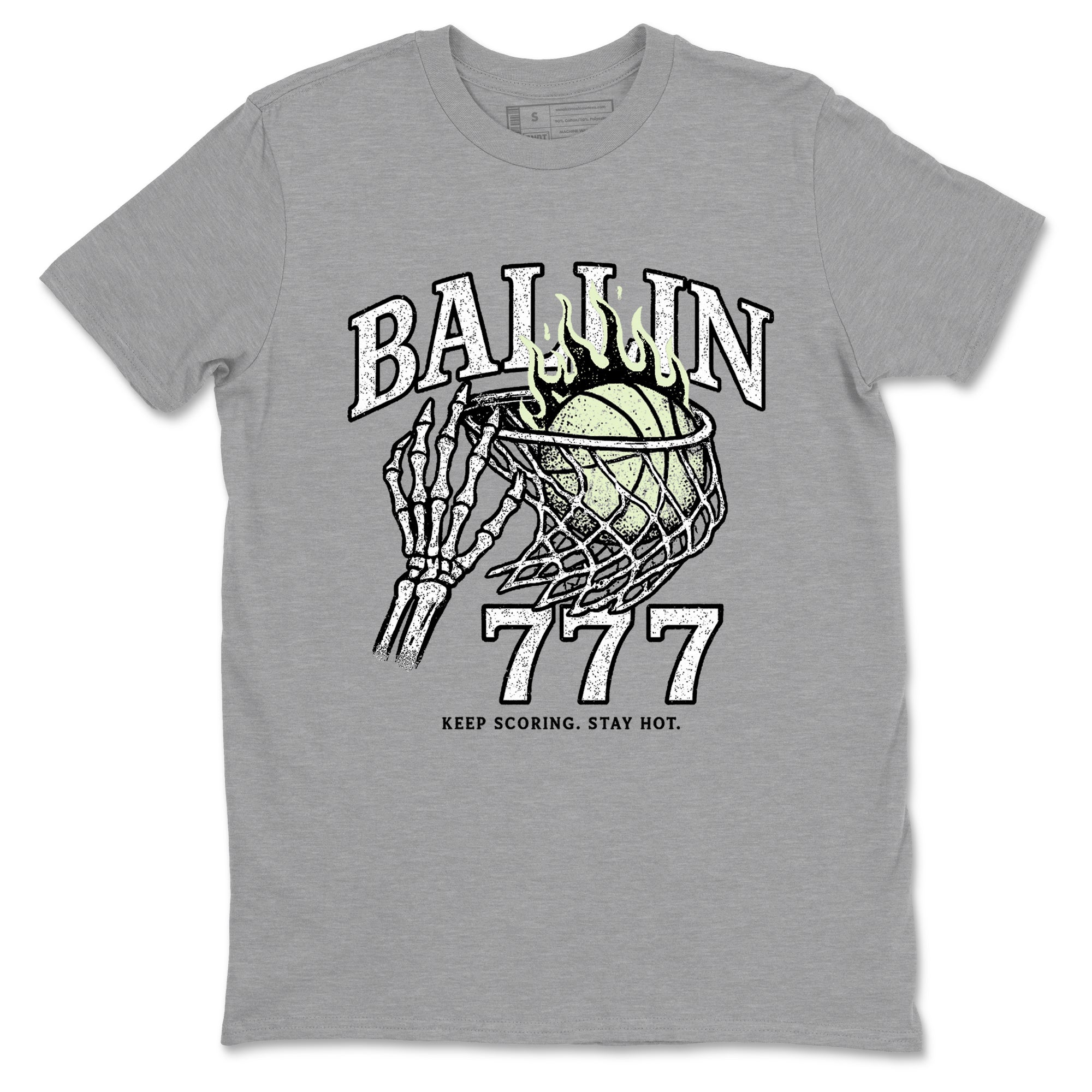 Sneaker Threads – Sneaker Tees To Match Nike KD 18 Halloween – Ballin 777 Graphic Tee Heather Grey 2. Perfect for Jordan releases 2025 colorways. Perfect for Kevin Durant sneaker releases and Halloween 2025 colorways.