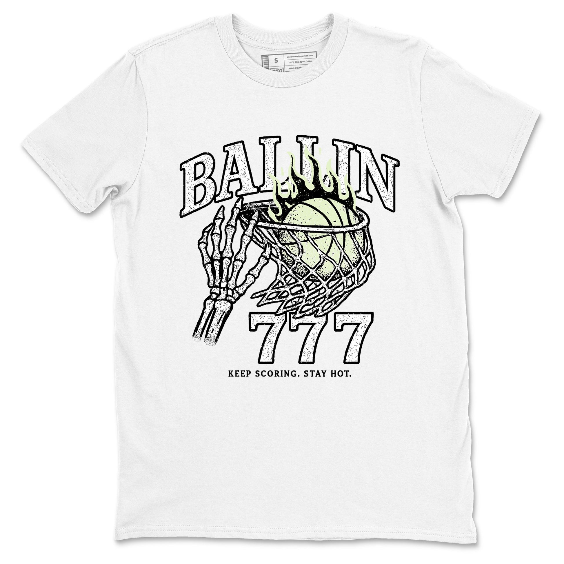 Sneaker Threads – Sneaker Tees To Match Nike KD 18 Halloween – Ballin 777 Graphic Tee White 2. Perfect for Jordan releases 2025 colorways. Perfect for Kevin Durant sneaker releases and Halloween 2025 colorways.