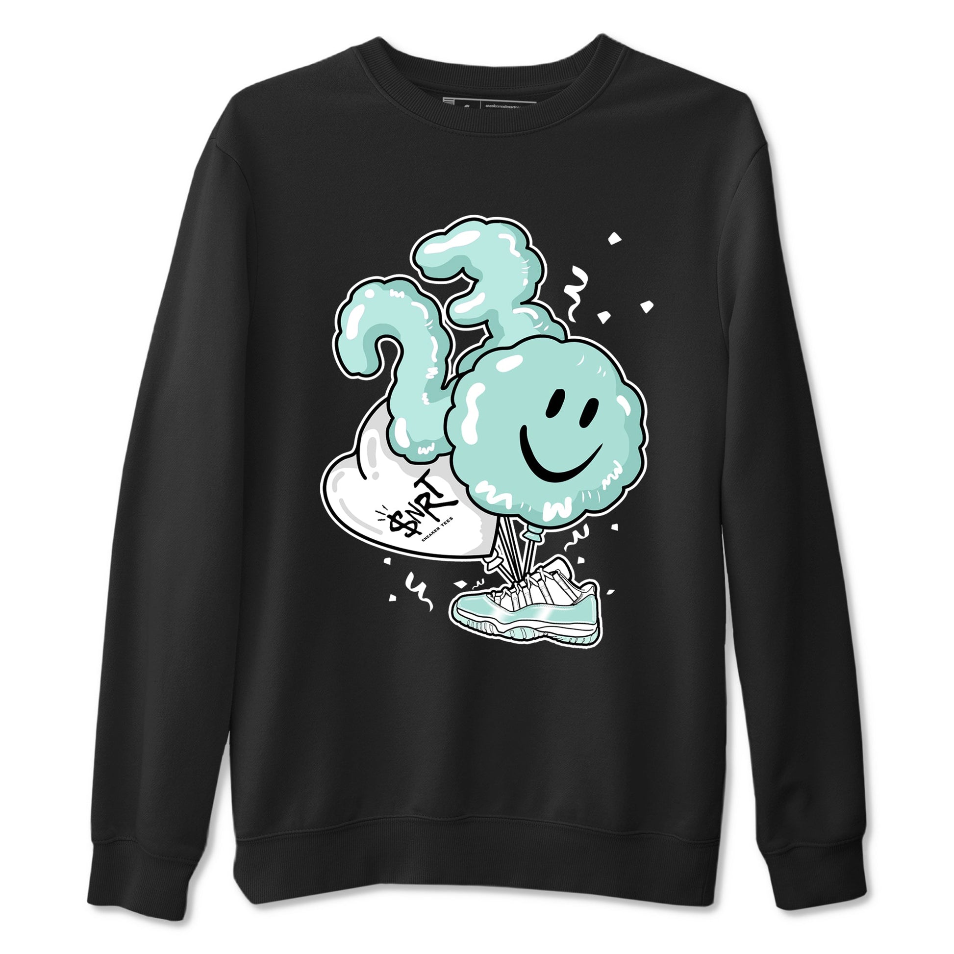 Balloon sneaker match t-shirt styled to complete your fit with the Air Jordan 11 Igloo sneakers, shown in Black 2.