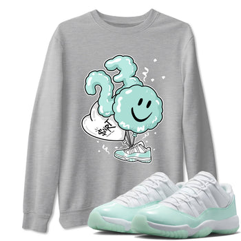 Balloon sneaker match t-shirt styled to complete your fit with the Air Jordan 11 Igloo sneakers, shown in Heather Grey 1.