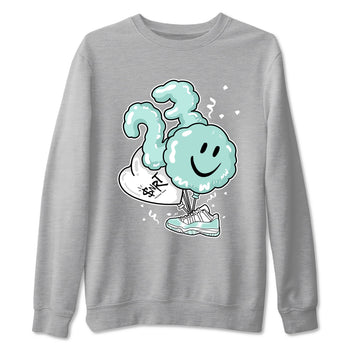 Balloon sneaker match t-shirt styled to complete your fit with the Air Jordan 11 Igloo sneakers, shown in Heather Grey 2.