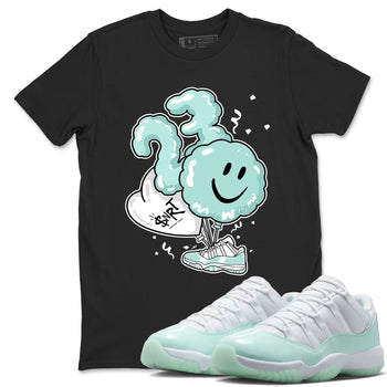 Balloon sneaker match t-shirt styled to complete your fit with the Air Jordan 11 Igloo sneakers, shown in Black 1.