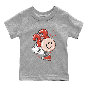 Air Jordan 13 Dune Red shirts to match jordans Balloon sneaker match tees AJ13 Dune Red Sneaker Shirts SNRT Sneaker Tees streetwear brand Baby and Youth Heather Grey 2 cotton tee