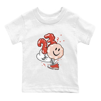 Air Jordan 13 Dune Red shirts to match jordans Balloon sneaker match tees AJ13 Dune Red Sneaker Shirts SNRT Sneaker Tees streetwear brand Baby and Youth White 2 cotton tee