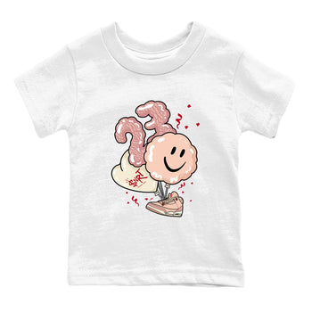 3s Valentines Day shirts to match jordans Balloon best t shirts to wear with jordans Air Jordan 3 Valentines Day match shoes to clothes SNRT Sneaker Tees Youth Baby White 2 tee