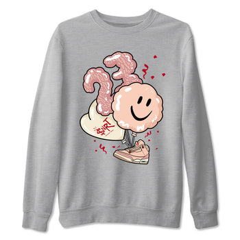 3s Valentines Day shirts to match jordans Balloon best t shirts to wear with jordans Air Jordan 3 Valentines Day match shoes to clothes SNRT Sneaker Tees unisex cotton Heather Grey 2 shirts