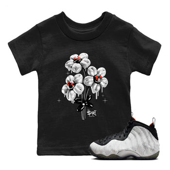 Foams One Jin shirts to match jordans Balloon Bouquet sneaker match tees Air Foamposite One Jin match shoes to clothes SNRT Sneaker Tees Youth Baby Black 1 tee