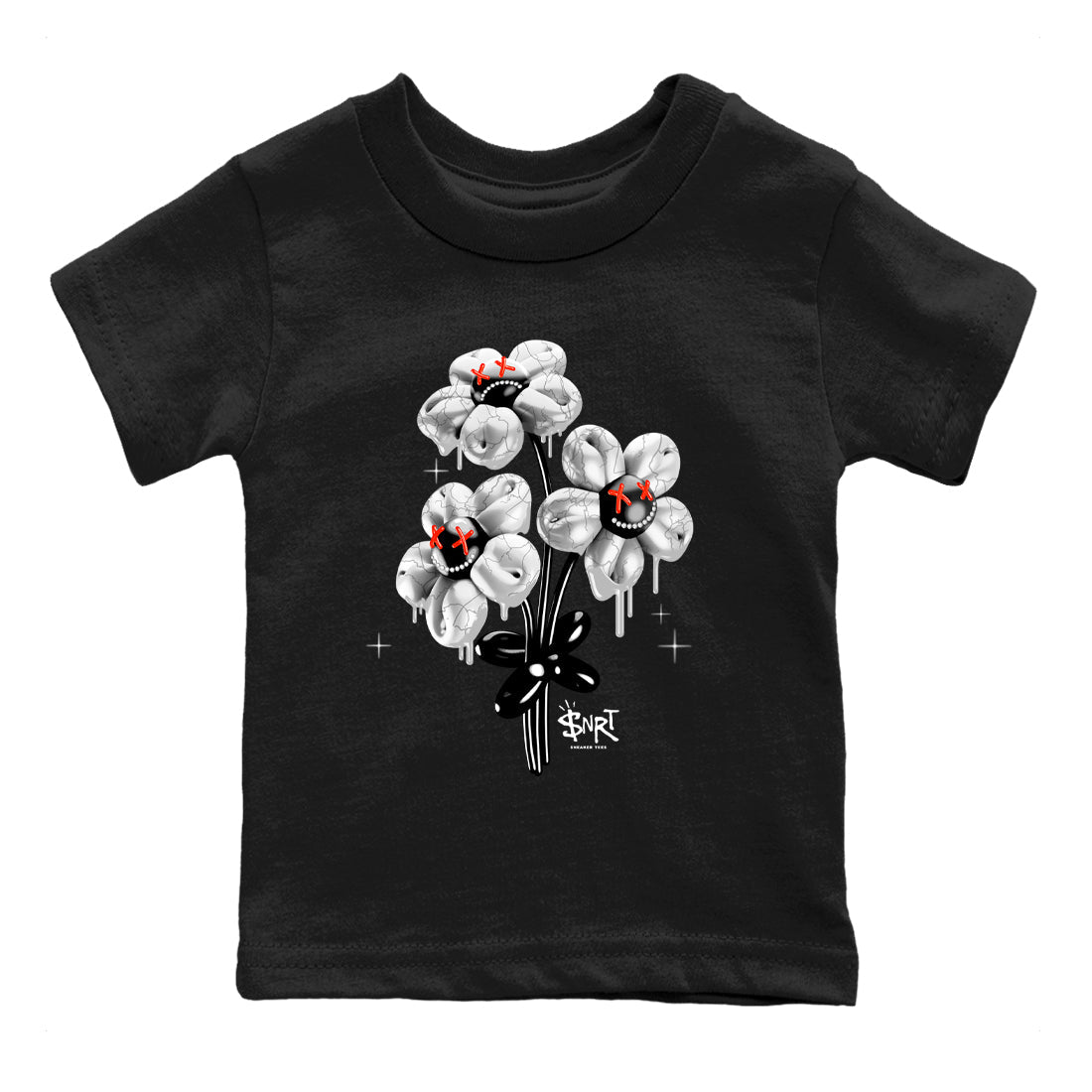 Foams One Jin shirts to match jordans Balloon Bouquet sneaker match tees Air Foamposite One Jin match shoes to clothes SNRT Sneaker Tees Youth Baby Black 2 tee