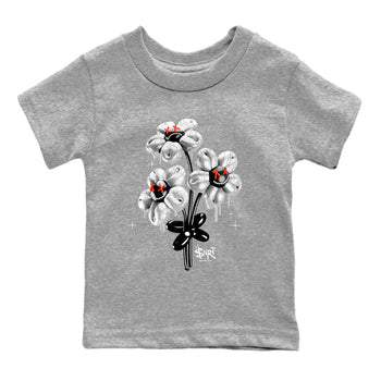 Foams One Jin shirts to match jordans Balloon Bouquet sneaker match tees Air Foamposite One Jin match shoes to clothes SNRT Sneaker Tees Youth Baby Heather Grey 2 tee