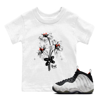 Foams One Jin shirts to match jordans Balloon Bouquet sneaker match tees Air Foamposite One Jin match shoes to clothes SNRT Sneaker Tees Youth Baby White 1 tee