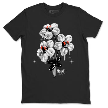 Foams One Jin shirts to match jordans Balloon Bouquet sneaker match tees Air Foamposite One Jin match shoes to clothes SNRT Sneaker Tees unisex cotton Black 2 shirts