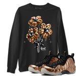 Foams One Metallic Copper shirts to match jordans Balloon Bouquet sneaker match tees Air Foamposite One Metallic Copper match shoes to clothes SNRT Sneaker Tees unisex cotton Black 1 shirts