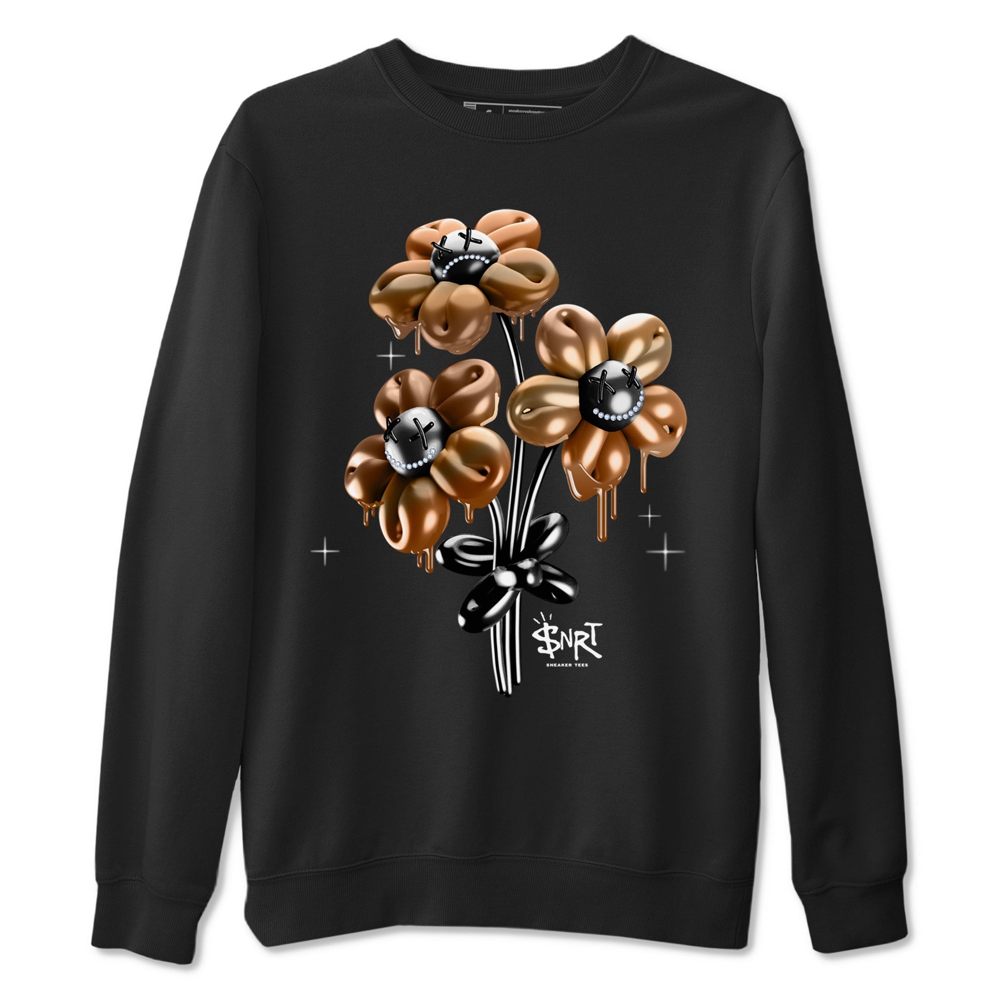 Foams One Metallic Copper shirts to match jordans Balloon Bouquet sneaker match tees Air Foamposite One Metallic Copper match shoes to clothes SNRT Sneaker Tees unisex cotton Black 2 shirts