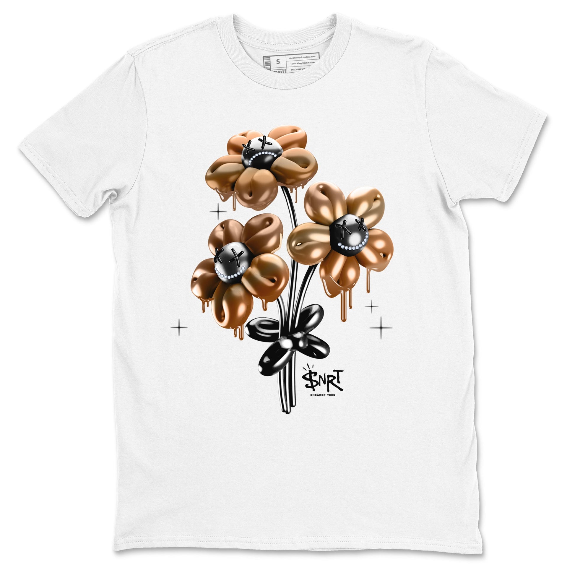 Foams One Metallic Copper shirts to match jordans Balloon Bouquet sneaker match tees Air Foamposite One Metallic Copper match shoes to clothes SNRT Sneaker Tees unisex cotton White 2 shirts