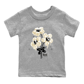 Sneaker Threads – Sneaker Tees To Match Air Foamposite One Pearl – Balloon Bouquet Youth Graphic Tee Heather Grey 2. Perfect for Jordan releases 2025 colorways.