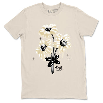 Sneaker Threads – Sneaker Tees To Match Air Foamposite One Pearl – Balloon Bouquet Graphic Tee Natural 2. Perfect for Jordan releases 2025 colorways.