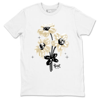 Sneaker Threads – Sneaker Tees To Match Air Foamposite One Pearl – Balloon Bouquet Graphic Tee White 2. Perfect for Jordan releases 2025 colorways.